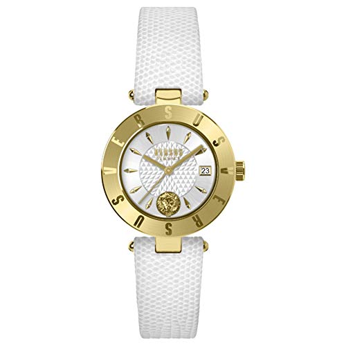 Versus Logo Ladies Watch�z���C�gand�S�[���hwith���U�[�u���X���b�gsp772118