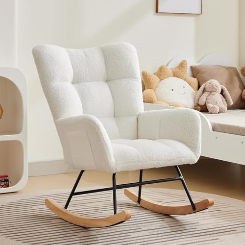 Salutmeuble Fauteuil à Bascule Beige
