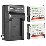 Kastar 2-Pack Battery and AC Wall Charger Replacement for Casio TRYX Black, TRYX White, Exilim EX-10, Exilim EX-100, Exilim EX-H30 EX-H30BK, Exilim EX-H35, Exilim EX-FC300 EX-FC300S, Exilim EX-FC400