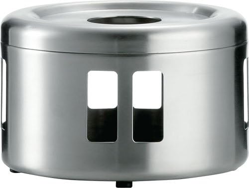 Jenaer Glas Tea, Coffee Pot Warmer, Rechaud, Stainless Steel, 10 cm, 113511