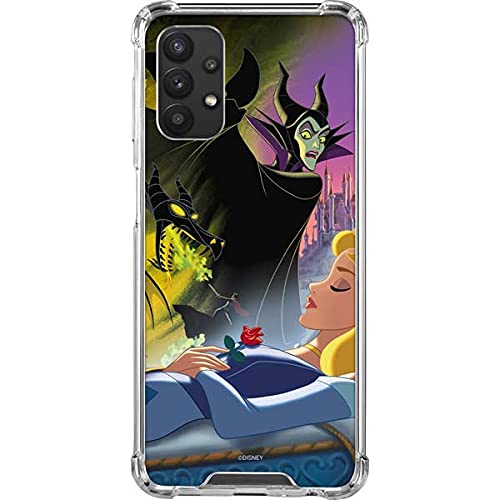 Skinit Clear Phone Case Compatible With Samsung Galaxy A32 5G - Officially Licensed Disney Sleeping Beauty And Maleficent Design #TOP16