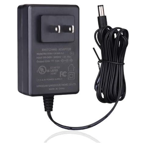 YUNBO 12V 3A Power Supply UL Listed Adapter, AC 100-240V to DC 12 Volt Max 36W Transformers with 5.5x2.1mm Connector for LED Light Strips,Security Camera System Cover