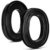 イヤーパッドクッション 交換用シリコンイヤーマフカバー 3M WorkTunes Connect/Peltor/Tactical 100/300/500/Shot Gunner II/Sound Trap/Swat Tac/Tactical 6-s/Tacticalpro/Peltor X1A-X5A (1ペア)