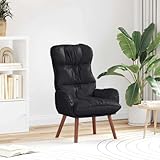 Couleur: Noir INLIFE Fauteuil Noir 69 x 74 x 93 cm Cuir Artificiel