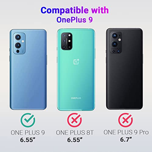 Image of LIRAMARK Silicone Soft Back Cover Case for OnePlus 9 5G / 1+9 5G (Silicone Black)