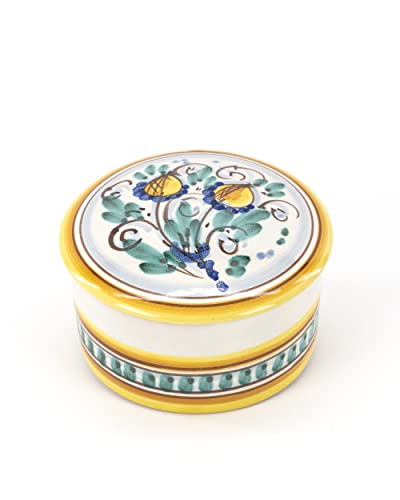 Harry Potter Hufflepuff Schmuckkästchen Aus Keramik – Rundes Dekokästchen Mit Deckel