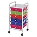 Cart 6-Drawer Plastid Pol Chrm
