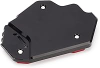 Vista 6 de Modeer Para Desert X 2022-2023 Placa de extensión de soporte CNC de motocicleta Soporte lateral Desertx Desert-X Accesorios (negro-rojo)