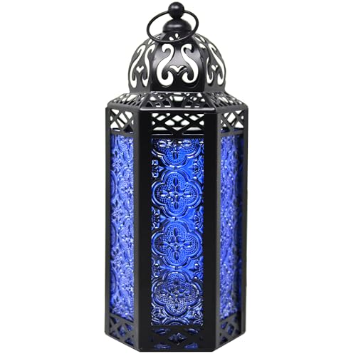 VELA LANTERNS Moroccan Candle Lantern Decorative Candle Holder for Table