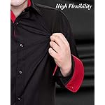 J.VER Men's Casual Long Sleeve Stretch Dress Shirt Wrinkle-Free Regular Fit Button Down Shirts - Image 2