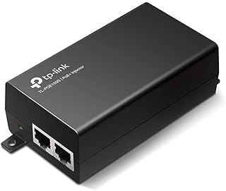 TP-LINK TL-PoE160S | 802.3at/af Gigabit PoE Injector | Non-PoE to PoE Adapter | Supplies PoE (15.4W) or PoE+ (30W) | Plug & Play| Distance Up to 328 ft. | UL Certified, Black (Renewed)