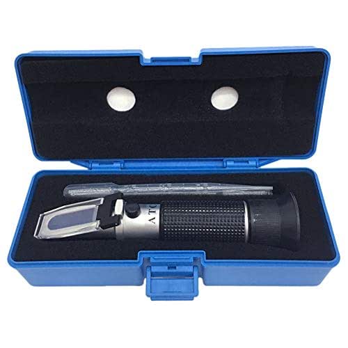 Brix Refractometer with ATC, Dual Scale - Specific Gravity &