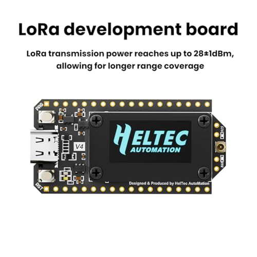 Placa Meshtastic Heltec WiFi Lora 32 V4 para evitar zonas sin cobertura de red 7