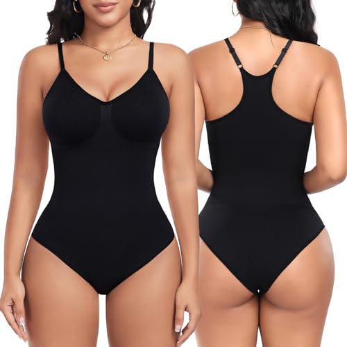Tuopuda Shapewear Damen Bauchweg Body Shaper, Hohe Elastizität Bodysuit...