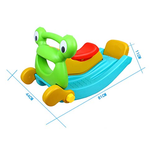 YWSZJ Kinder Dual-Purpose Schaukelpferd-Baby-hölzernes Pferd Schaukelstuhl mit Musik-Baby-Schaukelpferd Slide 2 in 1… – Bild 4