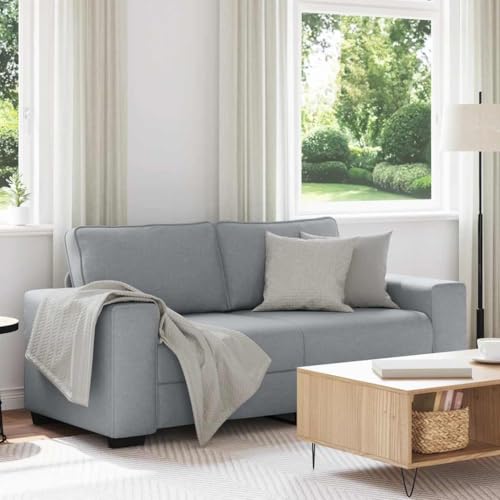 Gecheer Ljusgrå 2-sits Modern Soffa 140 cm, Vadderad Soffa, 180 x...