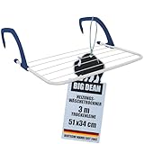 DETAILS - Breite: ca. 50 cm // Länge: ca. 33 cm // Höhe der Flügel: ca. 10 cm // Farbe: Weiß, blau // Material: Stahl, Kunststoff // Gewicht: ca. 350g