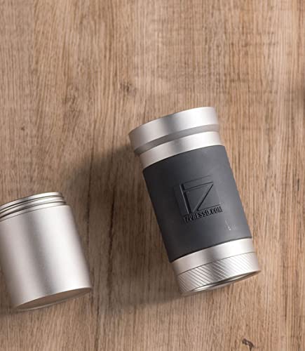 Image of 1Zpresso Manual Coffee Grinder JX-PRO Series Light Gray 48mm Stainless Steel Burr, Fine Upper Adjustment Nut Design, Coffee Beans Ground Faster Grinding Efficiency Espresso to Coarse French Press Hand Grinder, Handle Mill