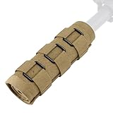 LZAQHMT Housse De Silencieux Tactique Résistante À La Chaleur Housse En Microfibre Ignifugée Doublure En Silicone Pour Silencieux Protection Pour Équipement Tactique (5/6/7/9 Pouces)(COYOTE BROWN,6in)