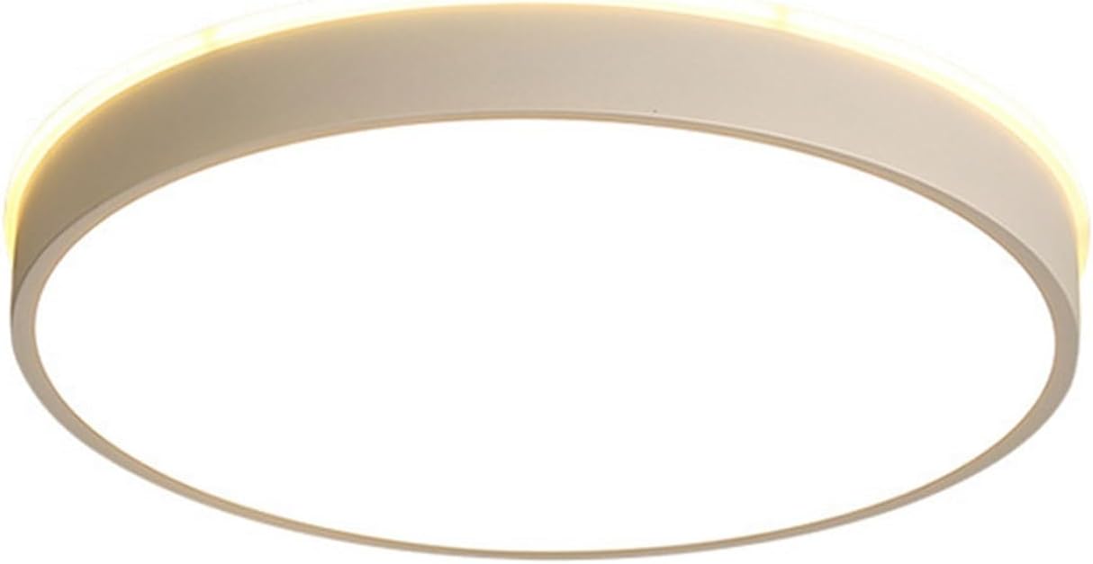 Mid Century Light Fixtures Flush Mount Ceiling L round Ultra-Thin Flat Ceiling Light Creative Minimalist Led Ceiling Lamp Side Emitting Design Close to Ceiling Light Fixtures for Living Room Cloakroom