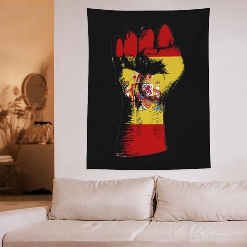 Tapiz vertical de la bandera de España para decoración textil de interior 6