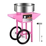 Rengue Cotton Candy Machine Commercial, 1000W Electric Cotton Candy Maker, Cotton Candy Machinewith Stainless Steel Bowl, Sugar Scoop, Storage Drawer, Perfect for Family Party, Kids Birthday