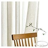 Cortinas Voiles Mirada De Lino Con Ojales, Estilo Japones Modernos Cortina 2...