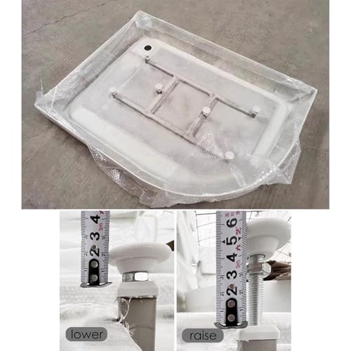 Kit de douche antidérapant acrylique imperméable avec drain de bain - 6