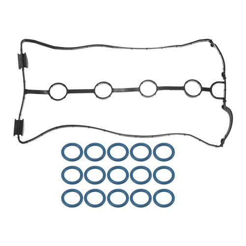 Image of uxcell 1 Set Valve Cover Gasket Replacement for Chevrolet Aveo 2004-2008 No.96353002 Black