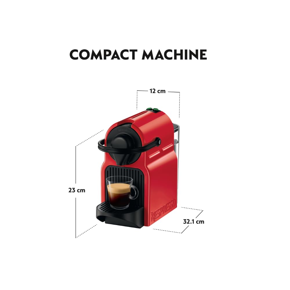 Nespresso Inissia Coffee Machine Red : Amazon.co.za: Home & Kitchen