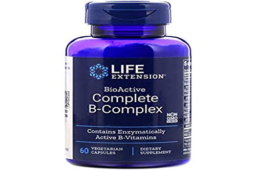 Life Extension Bio-Active Complete B-Complex 60 Vegetarian Capsules (2)