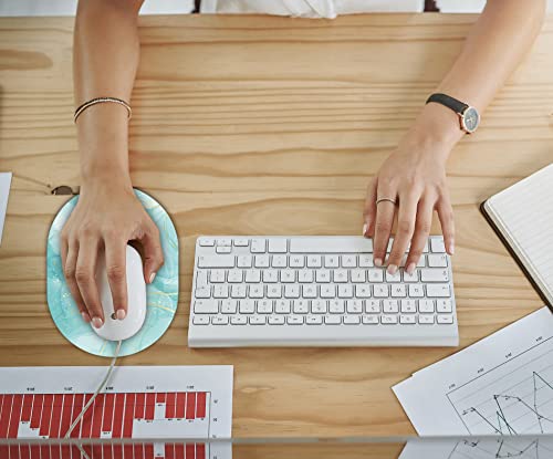 Gzxhs Small Mouse Pad Mall, Only Takes Up Wrist And Mouse Space, Washable Lycra Non-Slip Rubber Base, Office, Travel, Small Space, Creative Design 6X8 Inches #TOP2