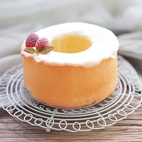 Lot de 4 moules à gâteau ronds, 15 cm, ronds, pour gâteaux, dessous de