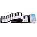 Produktbild MSQL 49 Tasten Faltbares Handrollenklavier Elektronisches Tasteninstrument für Kinder, 8 Tone 6 Demo Songs, Wasserdichte Silikon-Tastatur, für Anfänger
