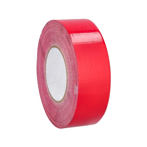 Image of PSBM Red Duct Tape, 48 Rolls, 9 Mil Thick, 2 Inch Wide, 60 Yards Per Roll, Total 2880 Yards, Heavy Duty, Waterproof, All-Weather, Perfect for Repairs, Patching, Bundling & Sealing
