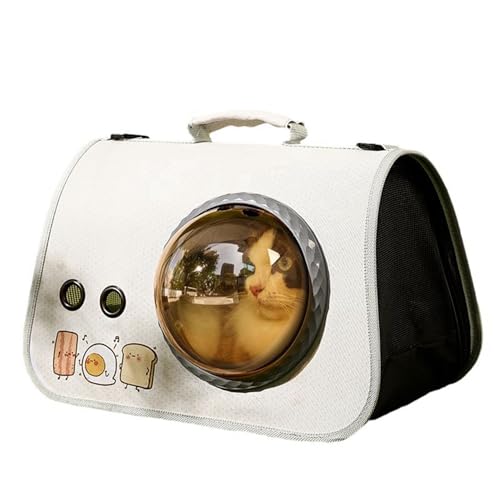猫専用キャリーバッグ ペット 小型犬犬猫用 犬キャリーバッグ 軽い 折りたたみ式 メッシュ窓 お出かけ 安定性 次世代 ベーシック キャンピング キャンプ バッグリュック ペット用品 犬猫兼用 41*30 cm