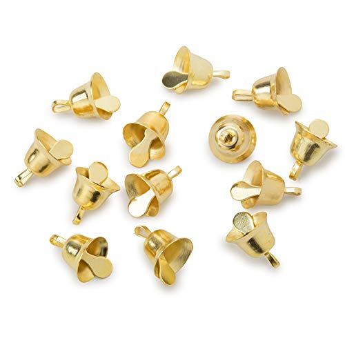 Liberty Bell - Gold - 3/8 inch - 12 Pieces