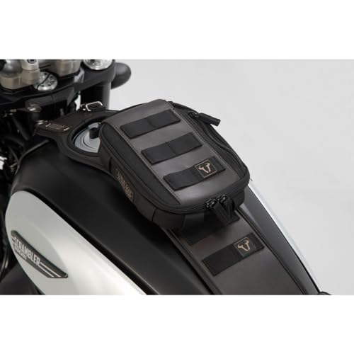 SW-Motech T-Lock Halter für LA1, LA2 & LA3 mit MOLLE Adapter zb. für Tankriemen, Schwarz, TU EU