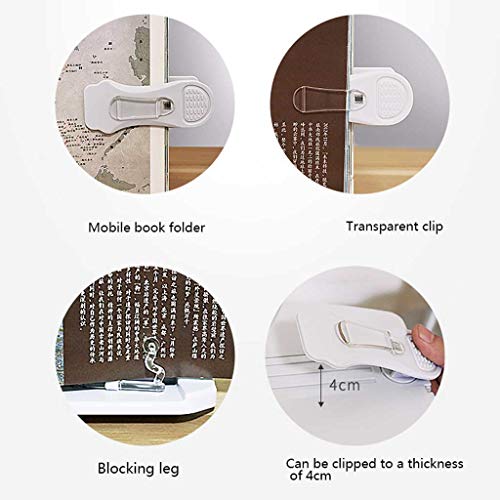 Support de document rotatoire 360 degrés pliable avec éclairage intégré - 3