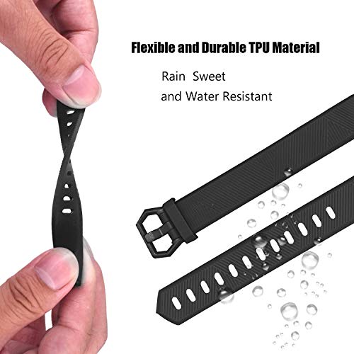 Wekin Replacement Bands Compatible With Fitbit Alta And Alta Hr, Breathable Sport Silicone Wristbands Bracelet Strap With Secure Metal Buckle For Woman Men Small Large #TOP3