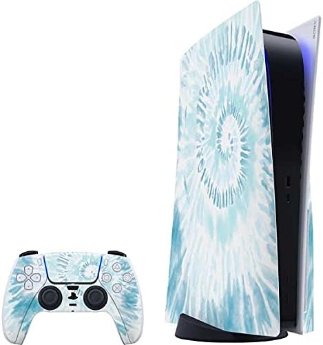Skinit Decal Gaming Skin Compatible with PS5 Bundle - Rainbow Tie Dye Design