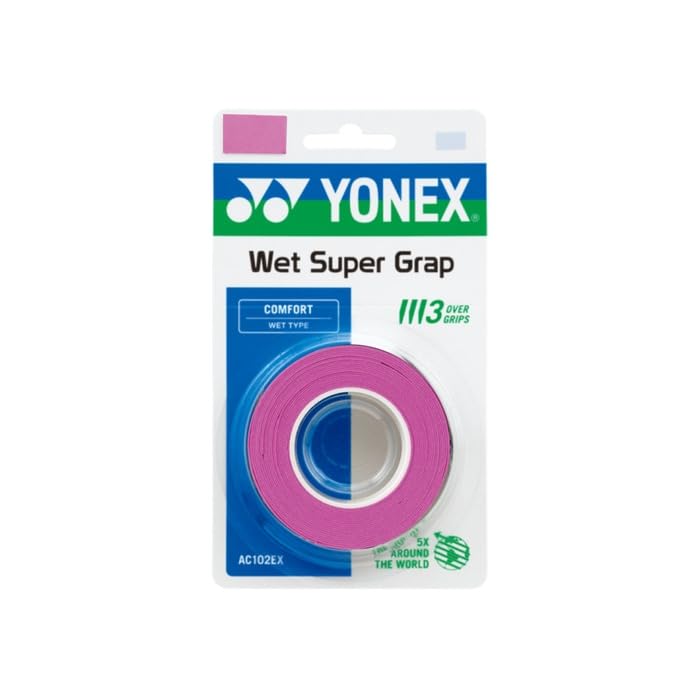 YONEX Tennis Grip (3 Grip - Pink)