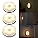 Luz Nocturna, Cadrim Luces Armario LED con Sensor Movimiento Recargable USB (3 pack), luz de Armario/Gabinete, Lámpara Nocturna LED Inalámbrica para Cocina, Vitrina, Tocador, Pasillo, Escalera etc