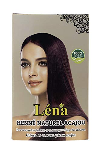 Hennax - Henna -Pulver - Haarfarbe - Mahagoni - Haarpflege - Glanz - Pflanzenhaarfarbe - 100% natürlich - 100 g Cover