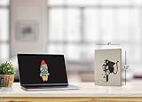 HB Art Design Detonator Monkey Street Art Painting Mural Graffiti Banksy Canvas Wall Art Print Living Room Bedroom Kitchen Bathroom Office Dorm Room Modern Decor Ready to Hang - 12x8