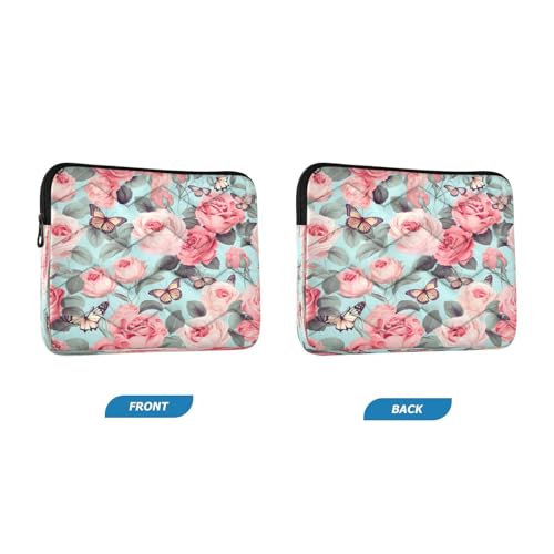 Funda para laptop 13-14 pulgadas impermeable con diseño floral miniatura 2
