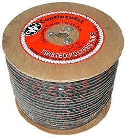 3/8" x 600' California Truck Rope - Black & Orange