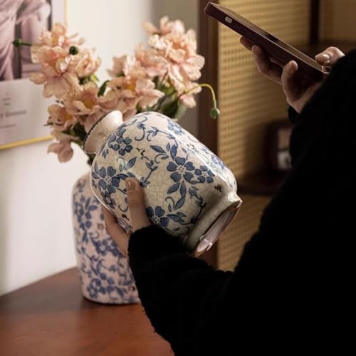 Vase en céramique rétro craquelée, le cadeau de créateur idéal