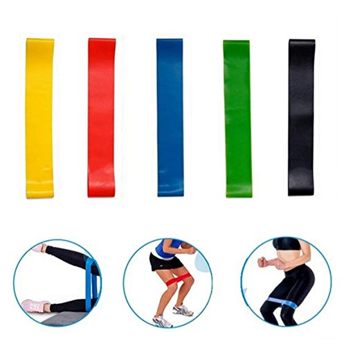Bandas de borracha resistentes à ioga, equipamento de fitness para uso interno e externo, 0,35 mm -