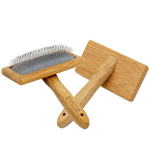 Pet friendly bamboo Dog hair brush, Cat hair brush, Eco grooming pet brush